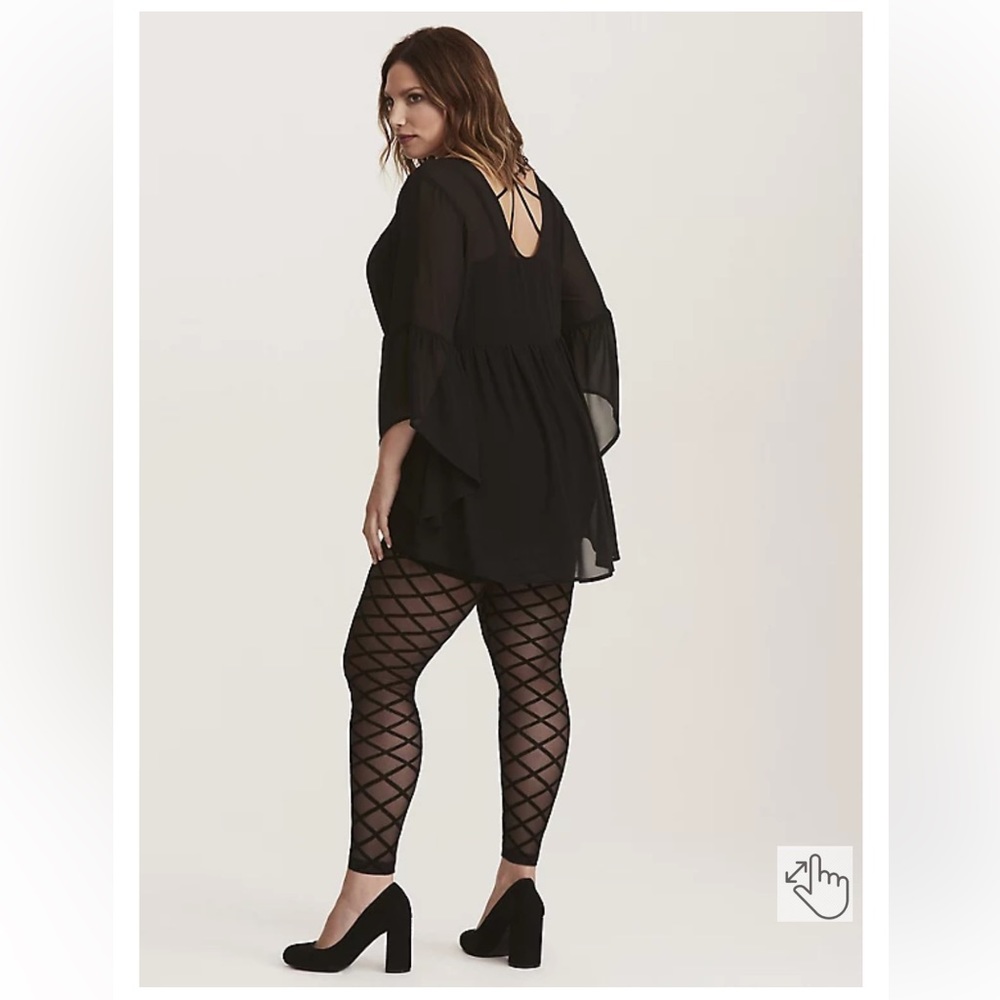 FULL LENGTH SIGNATURE WAIST FLOCKED LEGGIN